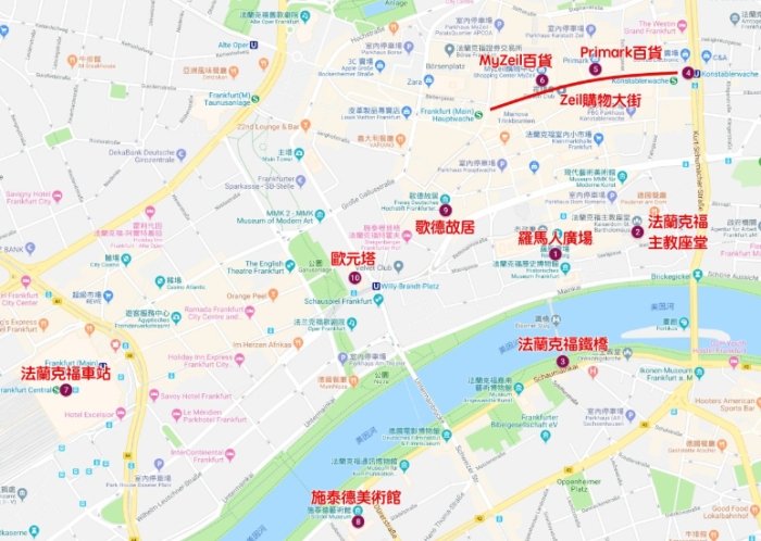 法蘭克福景點